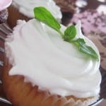 cupcake with French meringue